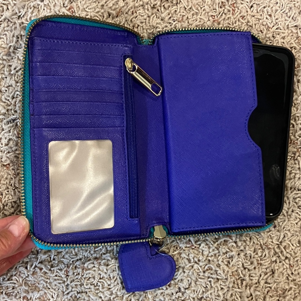 Talbots Leather Zip-Around Wallet - Picture 10 of 13